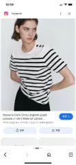 レディース マッシモ ドゥッティ ストライプ Tシャツ Mのサムネイル