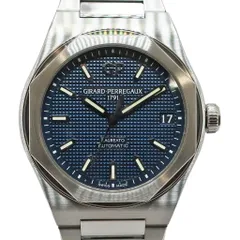 【天白】仕上済 ジラールペルゴ ロレアート 42mm 81010-11-431-11A SS ブルー 自動巻き メンズ 腕時計 男のサムネイル