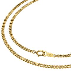 送料無料・返品可♪K18YG 12面トリプル 喜平ネックレス 45cm 11.2g A 