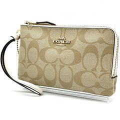 COACH コーチ シグネチャー PVC×レザー 2WAYミニボストンバッグ