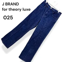 【美品】J BRAND for theory luxe ジェイブランド フォー セオリーリュクス インディゴ ブルー デニムパンツ ジーンズ JOAN HR CROP ハイウエスト ストレート クロップ 5ポケット レディース M【025】02AP-0013のサムネイル