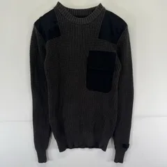 古着 ジースターロゥ G-STAR RAW ニット プルオーバー 胸ポケット クルーネック XS  グレー系 メンズのサムネイル