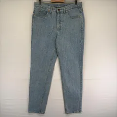 古着 カルバンクライン Calvin Klein USA製 デニム パンツ ワンポイントロゴ ジップ 5ポケット ストレート W34 L34  ブルー系 メンズのサムネイル