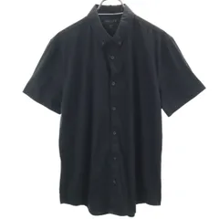 Guess ゲス 半袖 ボタンダウンシャツ L ブラック メンズ 古着のサムネイル