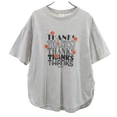 SOMETHING サムシング 半袖 Tシャツ FREE グレー レディース 古着のサムネイル