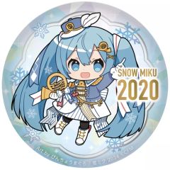 [중고] 배지 ·빈즈 유키미쿠(15th 메모리얼 비주얼 2020ver.) 푸니푸니캔 배지 [SNOW MIKU2024]
