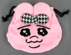 【中古】バッグ おぱんちゅうさぎ(モノクロ) ダイカット巾着 「おぱんちゅうさぎ×しまむら」のサムネイル