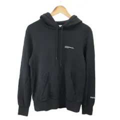 アーペーセー A.P.C. JJJJound ジョウンド スウェットパーカー  XS 黒 ブラック ロゴプリント 長袖 プルオーバー /NP ■GY19のサムネイル