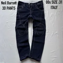 neil barrett ニールバレット　デザインパンツ　3D 立体裁断　モトクロス　italy イタリア　00s アーカイブ　y2kのサムネイル
