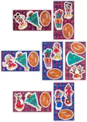 【中古】アクリルスタンド・アクリルパネル 全7種セット 「ディズニー トレーディングアクリルスタンド ミッキー＆フレンズ(クリスマス)」 ダイソー限定のサムネイル