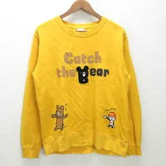 g■ランドリー/Laundry スウェットシャツ/裏起毛【M】黄/men's/66【中古】■のサムネイル