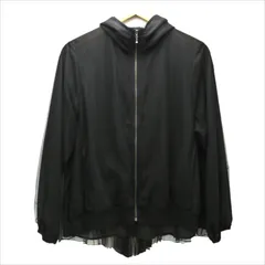 【美品/SAランク】HIROKO BIS/ヒロコビス チュールシフォンレイヤードブルゾン シフォン チュール素材  おしゃれ 洗える 69のサムネイル