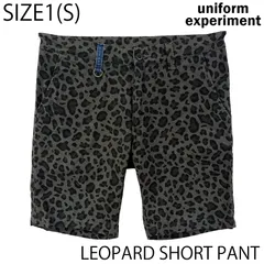 【USED／サイズ1(S)】UNIFORM EXPERIMENT ワークショーツ レオパードのサムネイル