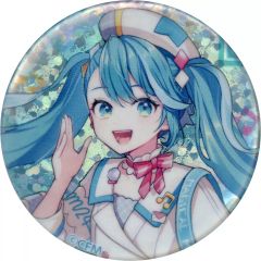 おねがいアイプリ マルイ POPUP ホロ 缶バッジ あおい 夢宮あおい