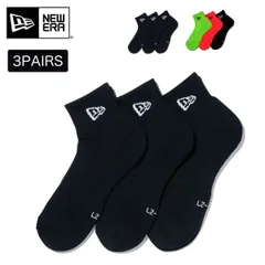 ニューエラ 靴下 NEW ERA ソックス アンクル 3ペア Socks Ankle 3pairs アンクル丈 ロゴ ユニセックス メンズ レディース カジュアル 定番アイテム 14518191 14518190 2026 春夏 SS 正規品のサムネイル
