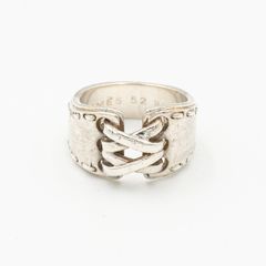 HERMES エルメス メキシコ 5号 SV925 シルバー指輪　ヴィンテージ ヴィンテージ エルメス メキシコ リング 12号 刻印52 シルバー 925