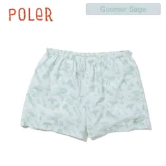 ポーラー ナイロンショートパンツ POLER NYLON WIDE STUFF SHORTS ナイロンワイドスタッフショーツ メンズ レディース ボトムス ワンポイントロゴ きのこ柄 総柄 ビーチ アウトドア  251MCV0019 2025 正規品のサムネイル