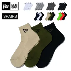 ニューエラ 靴下 NEW ERA ソックス アンクル 3ペア Socks Ankle 3pairs アンクル丈 ロゴ ユニセックス カジュアル  14489710 14489711 14518189 14518188 14518186 2026 春夏 正規品のサムネイル