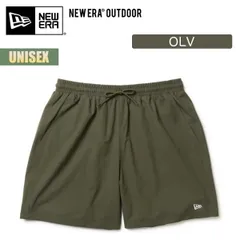 ニューエラ アウトドア ハーフパンツ NEW ERA OUTDOOR ユーティリティー ショートパンツ ユニセックス 撥水 ストレッチ 耐塩素 メッシュライナー ポケット プール ビーチ 海 オリーブ 2026 春夏 SS 正規品のサムネイル