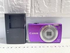 【通電確認済み】Canon キャノン PowerShot A3500 IS パープル デジタルカメラのサムネイル