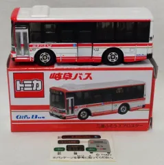 【中古】トミカ 1/138 岐阜バス 三菱ふそう エアロスター(ホワイト×レッド) 「トミカ」 岐阜乗合自動車特注のサムネイル
