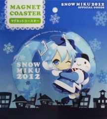 [중고] 코스터 (캐릭터) 스노우 미쿠 마그넷 코스터 [SNOW MIKU 2012] 홋카이도 내 패밀리 마트 한정