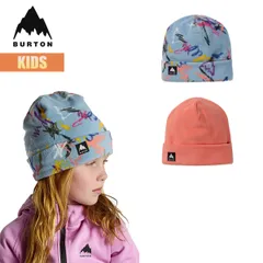 バートン ビーニー フリース キッズ 25-26 Burton バーク ビーニー W26JP-234561 Kids Burke Beanie 子供 こども ボーイズ ガールズ 男の子 女の子 フリース 折り返し ロゴ 刺繍 スノーボード スノボ 正規品のサムネイル