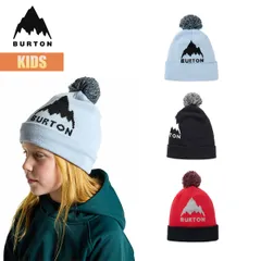 バートン ビーニー ニット帽 キッズ 25-26 Burton リサイクル トロペ W26JP-234621 Kids Recycled Trope Beanie 子供 こども ボーイズ ガールズ 男の子 女の子 ポンポン 折り返し マウンテン スノボ 正規品のサムネイル