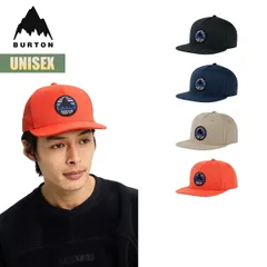 バートン キャップ 25-26 Burton アンダーヒルハット W26JP-154731 Underhill Cap 深め 帽子 ブラック ネイビー ベージュ系 レッド系 メンズ レディース フラットバイザー スナップバック 2025-2026 正規品のサムネイル
