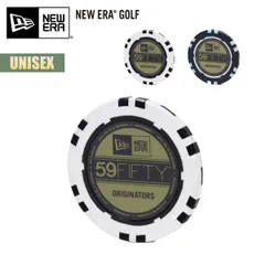 ニューエラ ゴルフ マーカー NEW ERA GOLF Chip Marker チップマーカー バイザーステッカー マツイゲーミング製 14110181 14110182 ホワイト ブラック ゴルフアクセサリー ユニセックス レディース メンズ 定番 正規品のサムネイル