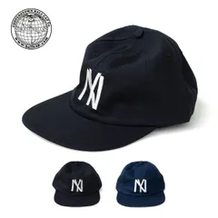 Cooperstown Ball Cap キャップ 帽子 クーパーズタウンボールキャップ ロゴ キャップ Logo Cap コットン 6パネル シンプル カジュアル 刺繍ロゴ サイズ調整 ビンテージ アメリカ製 ブラック ネイビー NY 正規品のサムネイル