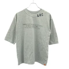 UNIVERSAL OVERALL ユニバーサルオーバーオール Curensology別注 プリントTシャツ U2212254EL グレー Fのサムネイル