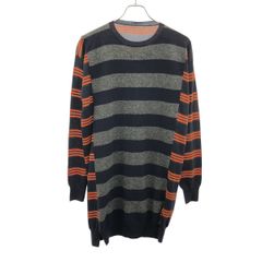 STELLA McCARTNEY ステラ マッカートニー ミックスロングボーダーニットセーター 415-240204 ミックス 38
