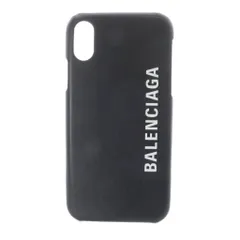 バレンシアガ BALENCIAGA iPhoneX iPhoneXS ロゴ スマホケース 黒 ブラック 585828のサムネイル
