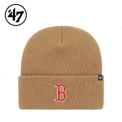 47 フォーティーセブン ニットキャップ ビーニー 帽子 ユニセックス 47BRAND レッドソックス カフニット キャメル Red Sox Haymaker ’47 Cuff Knit Camel 野球チーム 折り返し HYMKR02ACE-QLのサムネイル