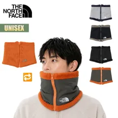 ノースフェイス ネックウォーマー ユニセックス リバーシブルネックゲイタージップ THE NORTH FACE Reversible Neck Gaiter Zip ネックカバー マフラー フリース ファスナー オレンジ NN72510 秋冬 正規品のサムネイル