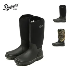ダナー ラバーブーツ 防水ブーツ ユニセックス Danner RUBBER BOOTS ブラック カモ 防水 グリップフィット アウトドア 通勤 通学 ガーデニング カジュアル 靴 シューズ メンズ レディース フレッド ミドルブーツ D123500 正規品のサムネイル