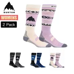 バートン 靴下 レディース 25-26 Burton ウィメンズ パフォーマンス ライトウェイト ソックス 2パック W26JP-204931 Womens Performance Lightweight Socks スノーボード 2足組 くつ下 正規品のサムネイル