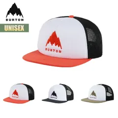 バートン キャップ 25-26 Burton I-80 トラッカー キャップ W26jp-137511 Trucker Cap 帽子 ブラック ベージュ系 レッド メンズ レディース フラットバイザー スナップバック 2025-2026 秋冬 FW 正規品のサムネイル