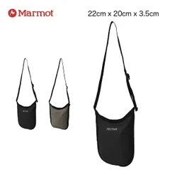 マーモット ショルダーバッグ Marmot シーピーショルダー CP Shoulder サコッシュ コーデュラ ユニセックス メンズ レディース 斜めがけ 軽量 小物収納 ポケット アウトドア タウン ブラック カーキ MTFW25UBG243 正規品のサムネイル