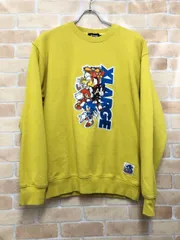 【中古】 X-LARGE エクストララージ SONIC THE HEDGEHOG CREWNECK SWEAT 101211012011 イエロー M 111448575のサムネイル