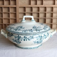 Choisy le roiジョワジールロワ多彩の花のレリーフ皿ディナー皿金彩の