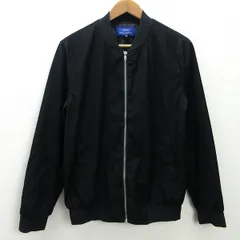 g■アーバンリサーチ/URBAN RESEARCH ITEMS ブルゾンジャケット【38】黒/men's/93【中古】■のサムネイル