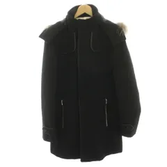 アルチザン ARTISAN コート フォックスファー ロング ウール M 黒 ブラック 59-09WE03 /HN50 ■MUのサムネイル