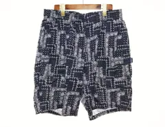アップルバム APPLEBUM PAISLEY SHORT PANTS NAVY XL ペイズリー ショート パンツ ハーフ パンツ ネイビー 【ブランド古着ベクトル】【中古】●260708のサムネイル