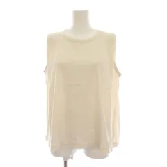 ネストローブ nest Robe ノースリーブ カットソー タンクトップ F ベージュ 無地 01202-1081 /YM37のサムネイル