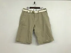 本物マスターアンドコーMASTER&COコットンベルト付きチノハーフショートパンツミリタリーワークサーフアメカジビジネススーツゴルフストリートスケータースポーツメンズベージュM日本製のサムネイル