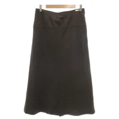 ダックス DAKS フレアスカート ウール 42 茶 ブラウン ロング丈 /NXのサムネイル