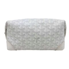 ゴヤール GOYARD 希少 ボーイング25 セカンドバッグ クラッチバッグ トイレタリーケース ポーチ 総柄 白 ホワイト