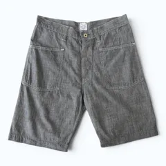 POST O’ALLS 2010s USA製 シャンブレー ワークショーツ Sのサムネイル